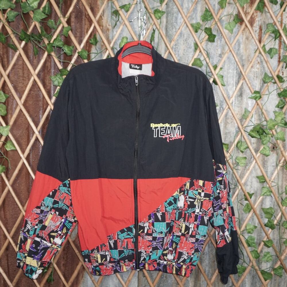 M - Vintage Y2K Reebok Jackets Coats night team tinley